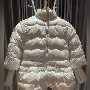 Habitual Iridescent White Puffer Jacket size 7/8